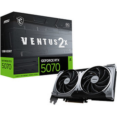 Product Κάρτα Γραφικών MSI GeForce RTX 5070 12G VENTUS 2X OC Nvidia 12GB GDDR7 base image