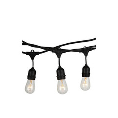 Product Γιρλάντα Φωτισμού V-TAC VT-713 15m 15 bulb holders E27 rubber + socket IP54 (SKU 3673) Black base image