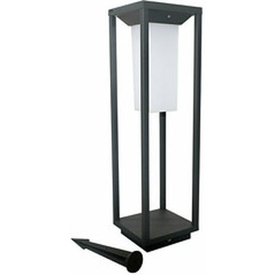 Product Εξωτερικό Φωτιστικό Solar V-TAC 4W LED Samsung CHIP Gray IP65 VT-66 3000K 280lm base image