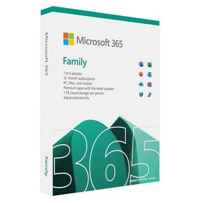 Product Software Microsoft 365 Family Box-Pack (1 year) up to 6 people (6GQ-01897) base image