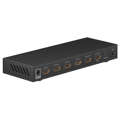 Product KVM Switch Goobay HDMI matrix 58478, 4-in σε 2-out, 4K/30Hz, μαύρο(Χωρίς Συσκευασία, Manual, Ελαφρώς Μεταχειρισμένο) base image