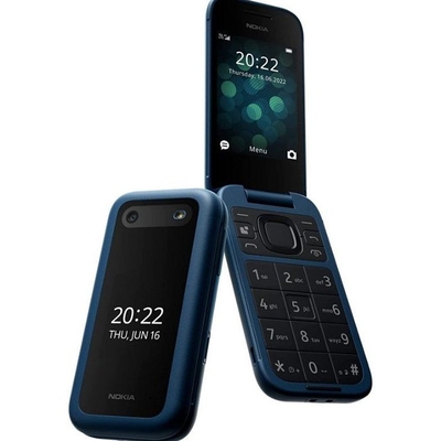 Product Κινητό Nokia 2660 FLIP DS 4G Blue OEM (Αγγλικό Μενού)(Ανοιχτή/Ταλαιπωρημένη Συσκευασία) base image