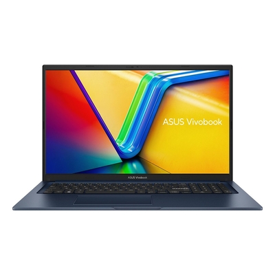 Product Laptop Asus 17.3" Vivobook 17 Intel Core i3 i3-1215U 8GB 512GB SSD Win11Home Blue (X1704ZA-I38512) base image
