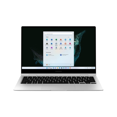 Product Laptop Samsung 13.3" Book2 Pro 360 Intel Core i7 i7-1165G7 Hybrid 16GB 512GB SSD Win11Home Silver (NP930QED-KC1US) base image