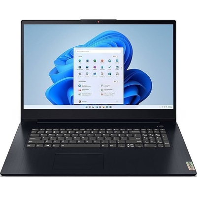 Product Laptop Lenovo 17.3" IdeaPad 3 17IAU7 Intel Core i5 i5-1235U 8GB 512GB SSD Win11Home Blue (82RL00E7PB) base image
