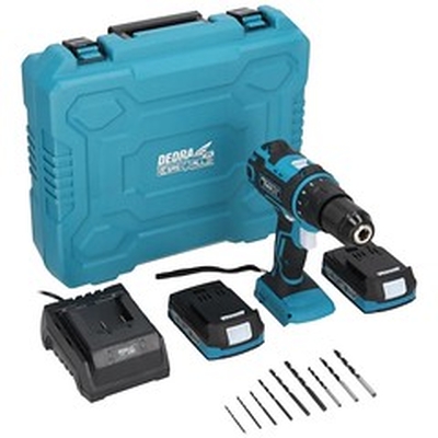 Product Δραπανοκατσάβιδο Dedra Cordless DRIVER 18V 2*2.0AH SAS+ base image