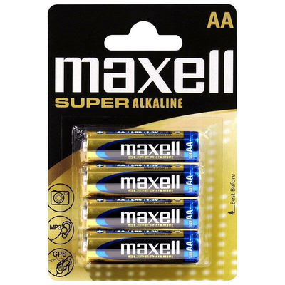 Product Αλκαλικές Μπαταρίες Maxell Super Lr-6 Aa 4Db base image