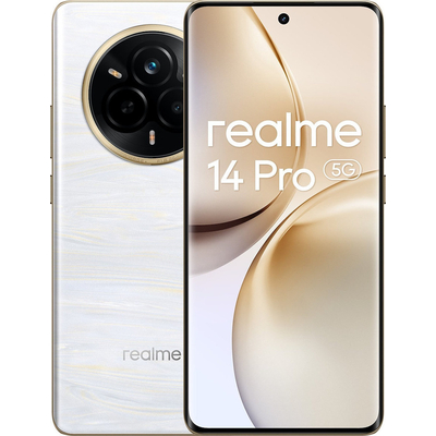 Product Smartphone Realme 14 Pro 12+512GB DS 5G Pearl White base image