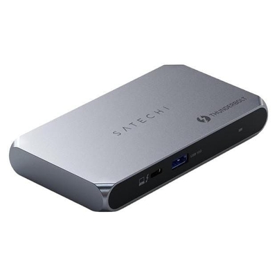 Product Docking Station Satechi Thunderbolt 4 Slim Pro / 20V / 3x TB 4 (space gray) base image
