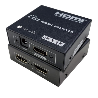 Product HDMI Splitter Techly 365818 1x2, 4K 30Hz, active base image