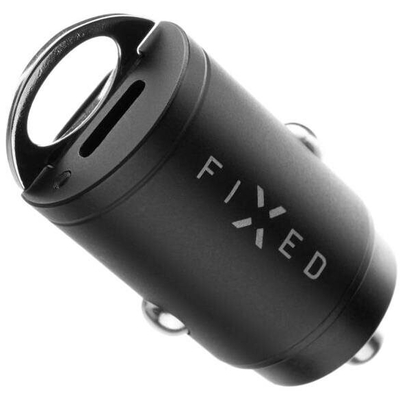 Product Φορτιστής Αυτοκινήτου Fixed USB-C 30W + USB-C/USB-C Cable, Black base image