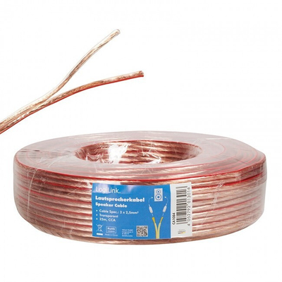 Product Καλώδιο Ηχείου Logilink Audio 25m 50x0.25mm base image