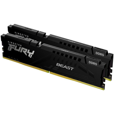 Product Μνήμη RAM Σταθερού DDR5 32GB Kingston Fury Beast Black [1x32GB 5600MHz CL36] base image