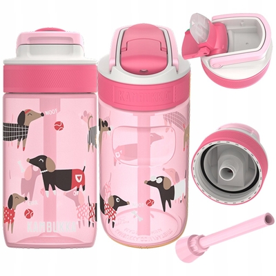 Product Παιδικό Παγούρι Kambukka Lagoon Diva Dogs 400 ml Pastel Pink base image