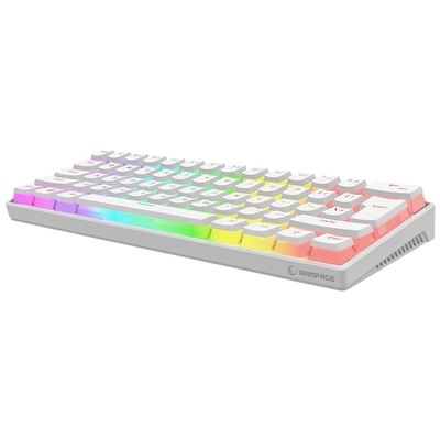 Product Πληκτρολόγιο Gaming Rampage RADIANT K11 RGB RED White base image