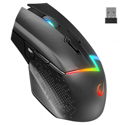 Product Gaming Ποντίκι Rampage DROP M3 RGB 1000Hz Black base image