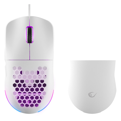 Product Gaming Ποντίκι Rampage BLINK Wired 12800 DPI, RGB, Optical Sensor, White base image