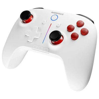 Product Gamepad Rampage Hydra Wireless RGB Pad White base image