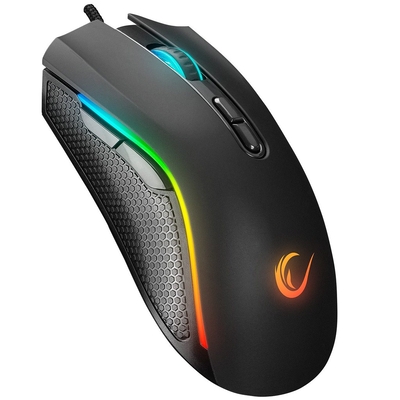 Product Gaming Ποντίκι Rampage SMX-R44V2 12800DPI RGB LED 1kHz HUANO Makro Black base image