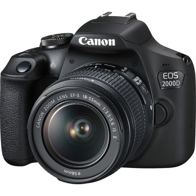Product Φωτογραφική Μηχανή Canon EOS 2000D + EF-S 18-55mm IS II lens + LP-E10 base image