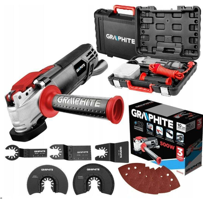 Product Πολυεργαλείο Graphite MFP 500W, oscillation 8000-16000 min?1, case base image