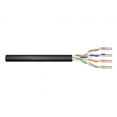 Product Καλώδιο Δικτύου Digitus Gel-filled outdoor cat.5e, U/UTP, AWG 24/1, PE, 500m, Black base image