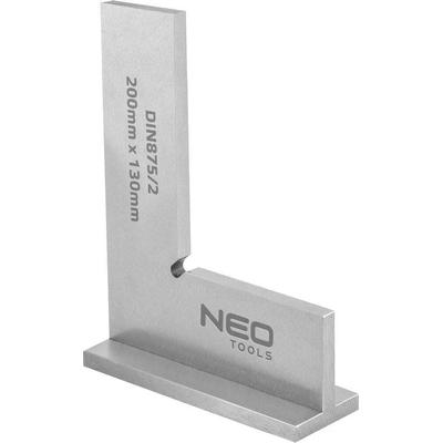 Product Γωνιόμετρο Neo Tools Angle bracket with base, DIN875/2, 200x130mm base image