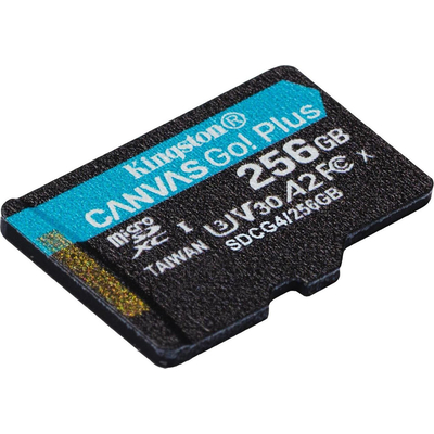 Product Κάρτα Μνήμης Msdxc 256GB Kingston Canvas Go Plus 200R base image
