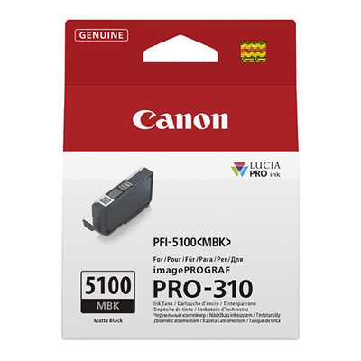 Product Μελάνι Canon PFI-5100 Mbk Eur Matte base image