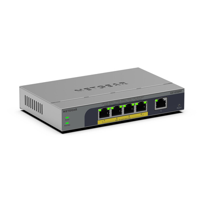 Product Network Switch Netgear 5-Port Poe+ 1G Plus base image