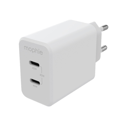 Product Φορτιστής Πρίζας Mophie Accessories 45W GAN White EU 2XU base image