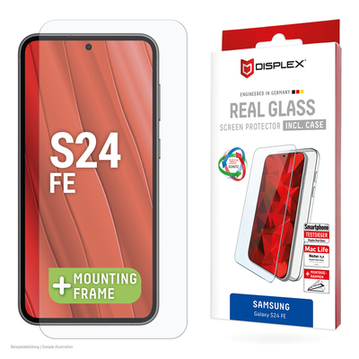 Product Προστασία Οθόνης E.V.I Displex Real Glass + Case Galaxy S24 FE base image