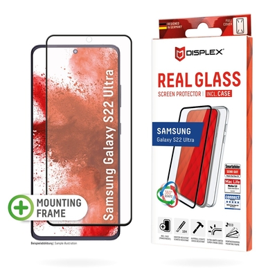 Product Προστασία Οθόνης E.V.I Displex Real Glass 3D + Case Galaxy S22 ULTRA base image