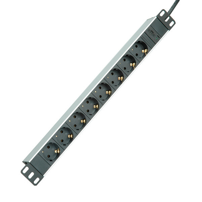 Product Πολύπριζο Roline 19In1He 8-F.Kaltger.C14 Alu 10A base image