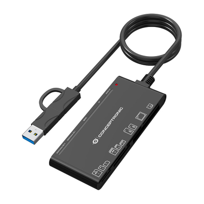 Product Card Reader Conceptronic 7-in-1 USB3.0,2xSD,2xMicroSD,MS,CF base image