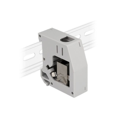 Product Αξεσουάρ Δικτύου Delock DIN rail adapter with Keystone module RJ45 base image