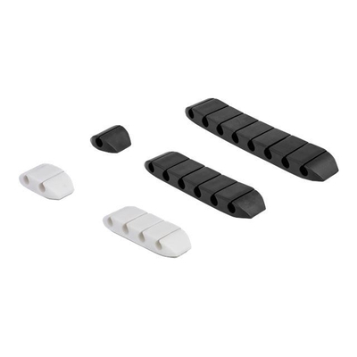 Product Clips Καλωδίων Delock Cable Holder trapezoidal self-adhesive Combo Set 10 base image