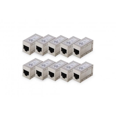 Product Αξεσουάρ Δικτύου Digitus modulare Kupplung CAT 6 shielded - 10 Stk. base image
