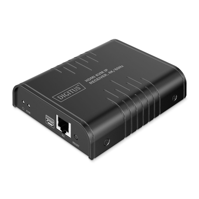 Product Διανομέας HDMI Digitus KVM IP Receiver 4K/60Hz Black base image