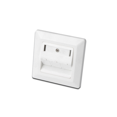 Product Πρίζα Δικτύου Digitus Rahmen + Platte 80x80mm for 3 Keystone Module White base image