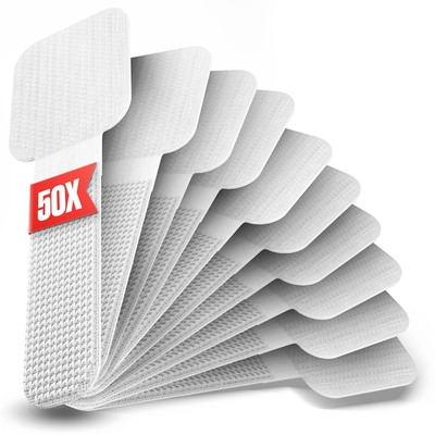 Product Οργανωτής Καλωδίων LTC Velcro Pro Wall 50er Set self-adhesive White base image