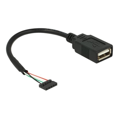 Product Καλώδιο USB Delock USB Pinheader 5Pin -> A F/F 0.15m base image