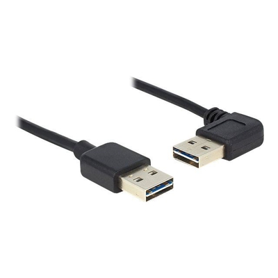 Product Καλώδιο USB Delock A -> A St/St 1.00m 90° sw Easy USB base image