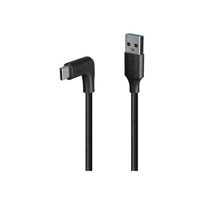 Product Καλώδιο Δικτύου Lindy 0.5m USB 3.2 Typ A an C 90 Grad angled base image
