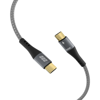 Product Καλώδιο Δικτύου EFB USB-C 100W PD 3.0 5A E-Marker Chip 1m Gray base image