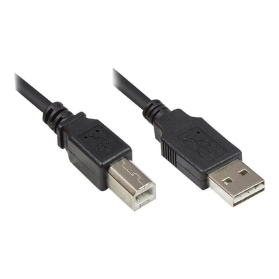 Product Καλώδιο Δικτύου Goodconnections USB2.0 EASY A-B schw. 3m base image