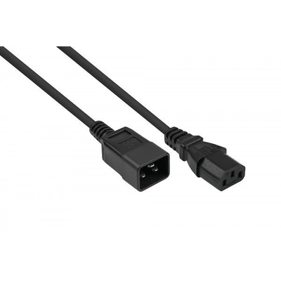 Product Καλώδιο Τροφοδοσίας Kabelmeister cold appliance extension C20 to C13 black. 3m base image