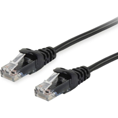 Product Καλώδιο Δικτύου Equip Cat6A U/UTP 2xRJ45 0.25m Black LSZH polybag base image