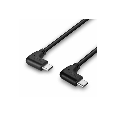 Product Καλώδιο Δικτύου Lindy USB 2.0 Type-C 2 x 90° angled 0,5m base image