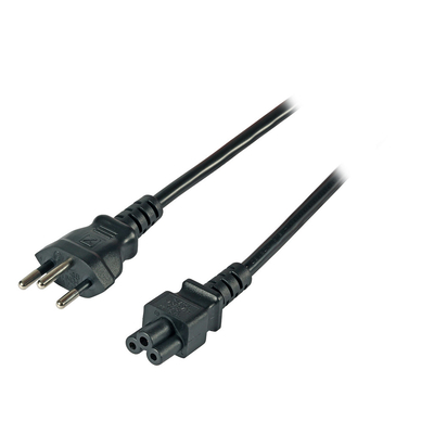 Product Καλώδιο Τροφοδοσίας EFB Schweiz Typ 12 - C5 180°,sw,1.8m,3x0.75mm base image